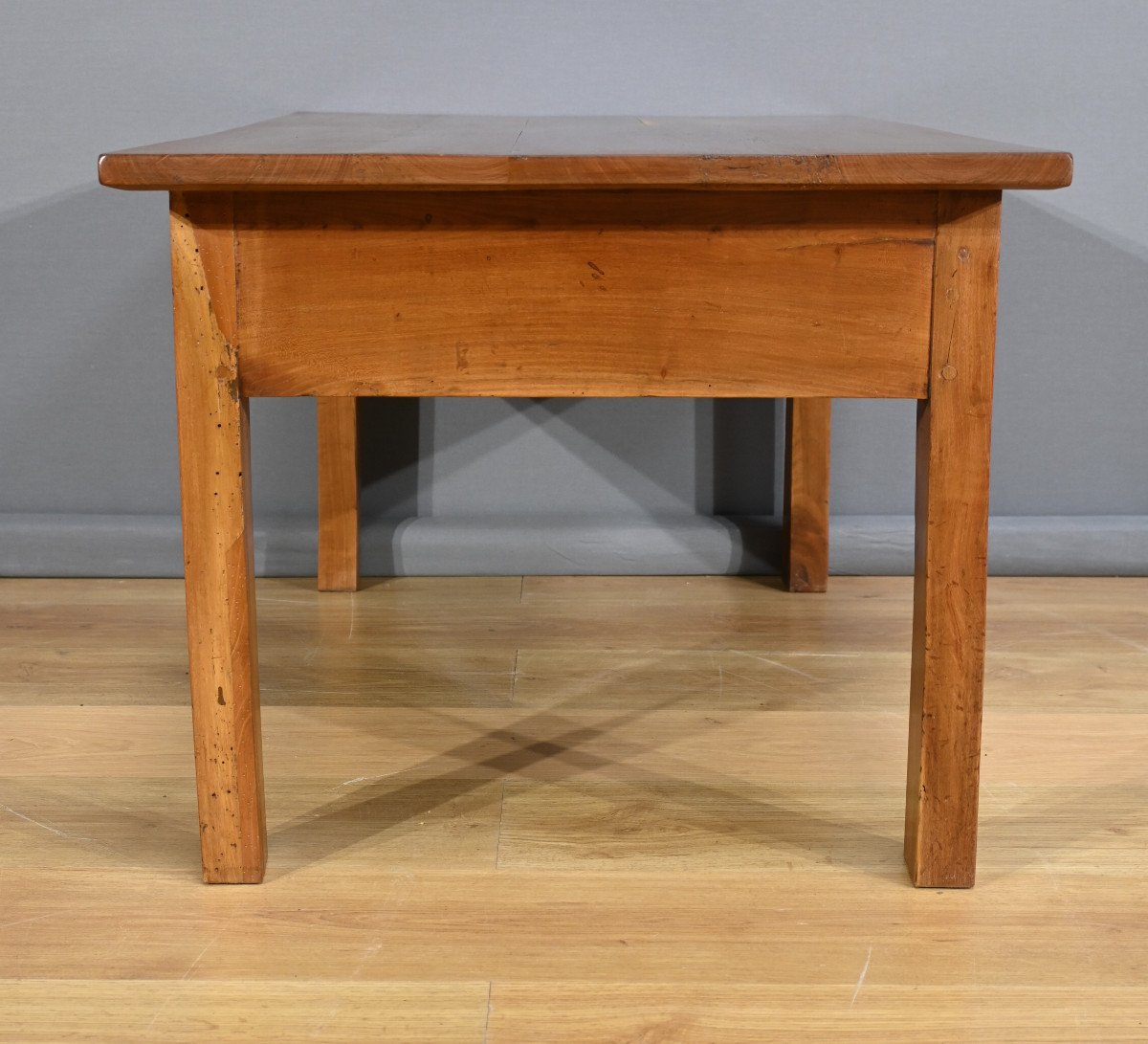 Solid Cherry Wood Coffee Table, Directoire Style – Part 2 Of The 19th Century-photo-6