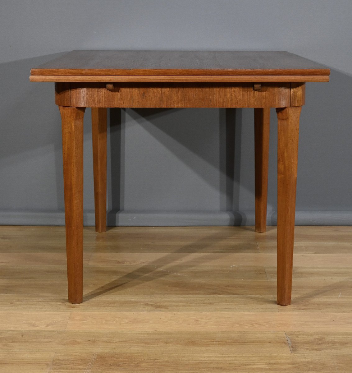 Scandinavian Extendable Teak Table – 1960-photo-7