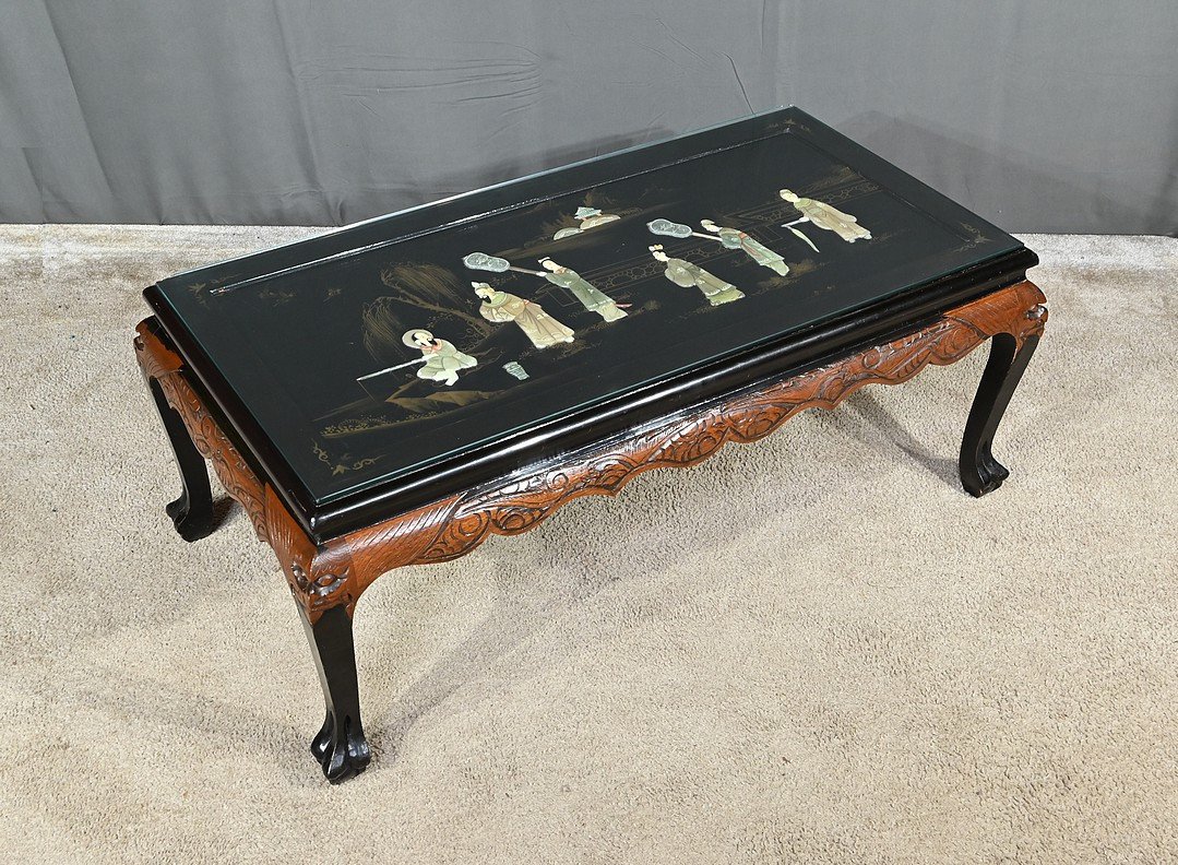 Table De Salon En Bois Laqué, Chine – 1950