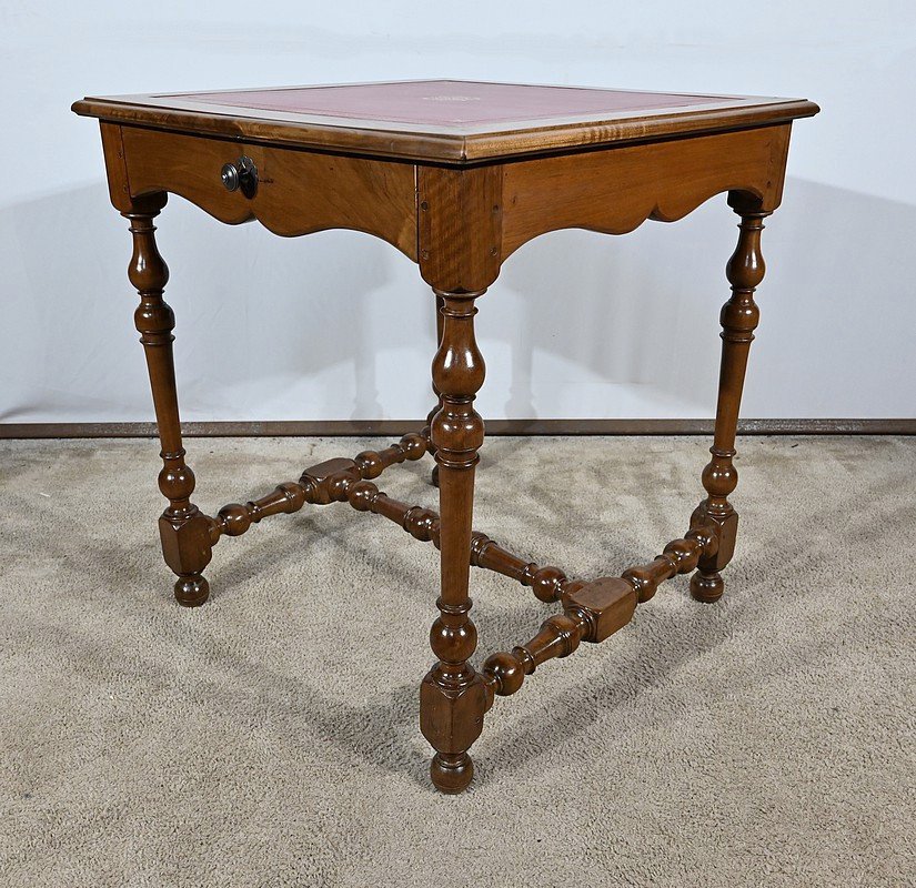 Petite Table En Noyer Massif, Style Louis XIII / Louis XIV – Début XIXe-photo-7