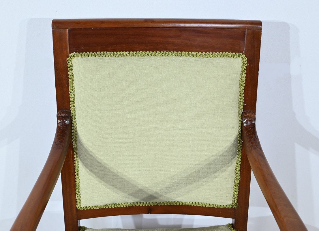 Cuban Mahogany Armchair, Empire Period – Early 19th Century-photo-3