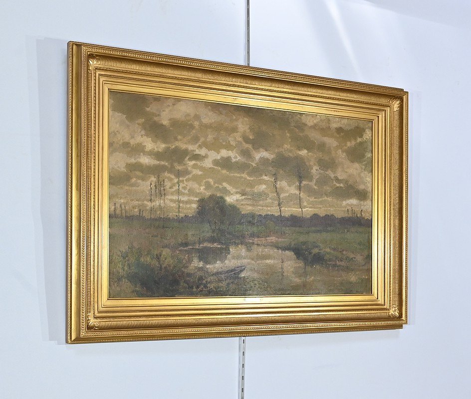 Oil On Canvas, Signed Cheret – Mid 19th Century-photo-2