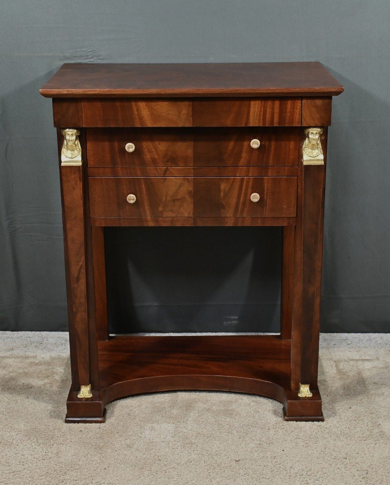 Small Mahogany Chest Of Drawers, Return From Egypt Style – Part 1 Of The 20th Century-photo-2