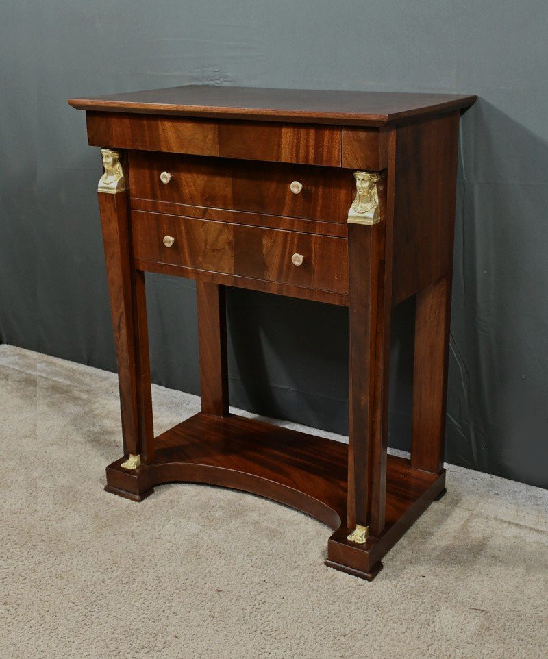 Small Mahogany Chest Of Drawers, Return From Egypt Style – Part 1 Of The 20th Century-photo-3