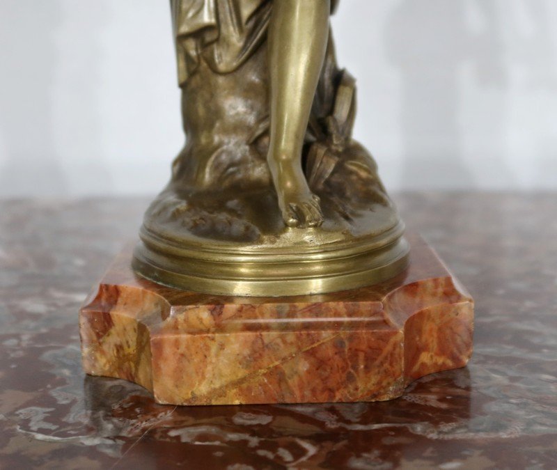  Bronze D’une Baigneuse, De A. Carrier-belleuse - Milieu XIXe -photo-3