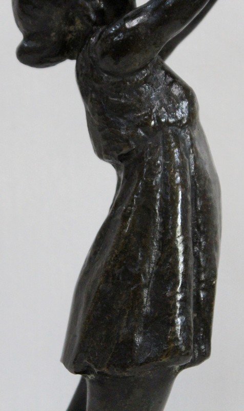  Bronze « La Danseuse », De G. Halbout Du Tanney – 1ère Partie Du XXe -photo-7