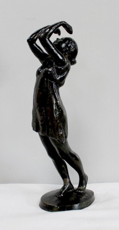  Bronze « La Danseuse », De G. Halbout Du Tanney – 1ère Partie Du XXe 