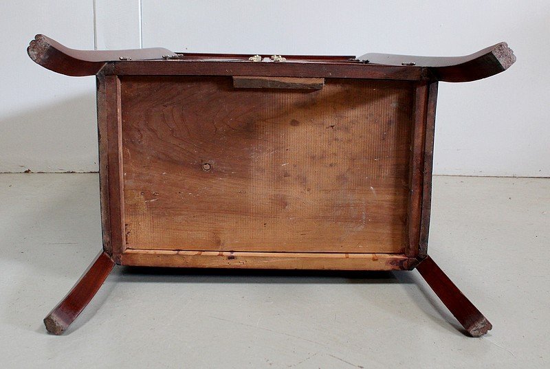 Small Cabinet In Mahogany And Precious Wood, Art Nouveau Period - Early Twentieth-photo-8