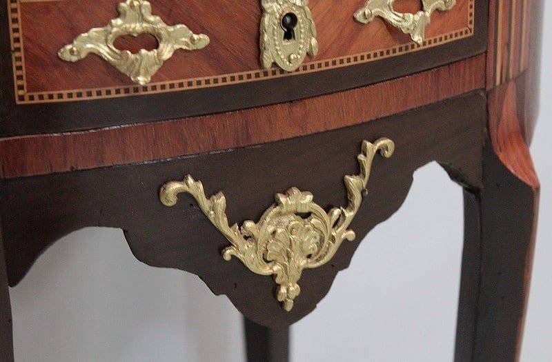 Petite Commode Tambour - XIXème-photo-4