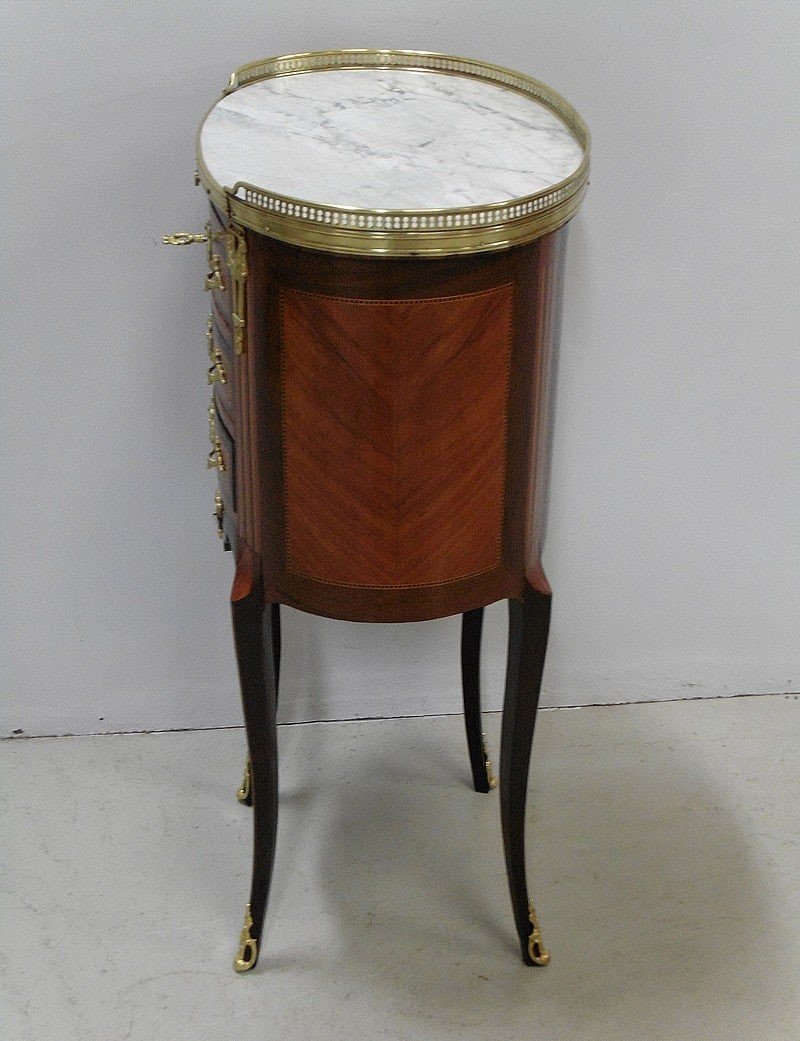 Petite Commode Tambour - XIXème-photo-6