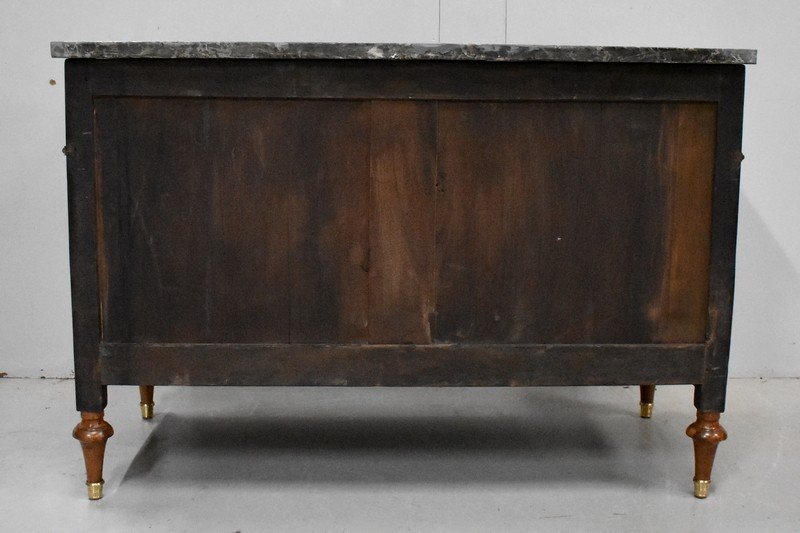 Chest Of Drawers In Walnut, Louis XVI Period - 2nd Part XVIII-photo-7