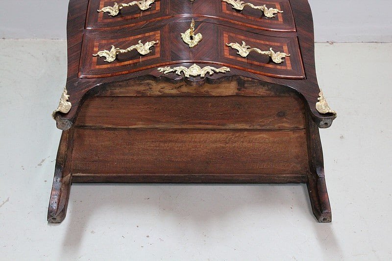  Petite Commode d'Enfant Louis XV Estampillée J. Tuart - XVIIIème -photo-7