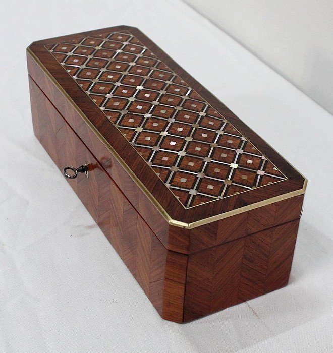 Small Box In Marquetry, Maison -photo-3