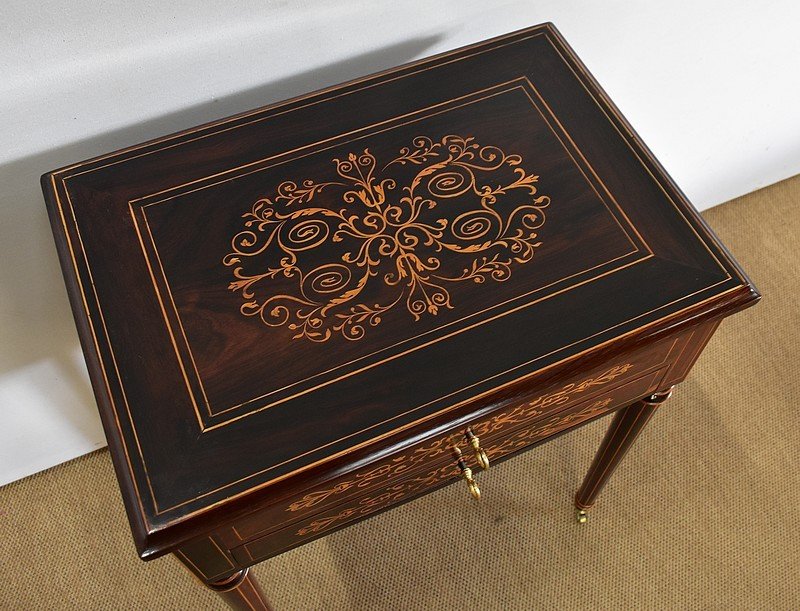 Small Working Table, Charles X Period - Early 19th Century-photo-4