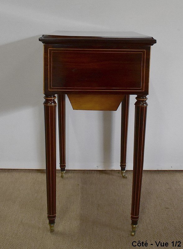 Small Working Table, Charles X Period - Early 19th Century-photo-5