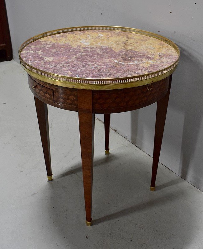 Bouillotte Mahogany Table, Louis XVI Style - Early Twentieth-photo-3