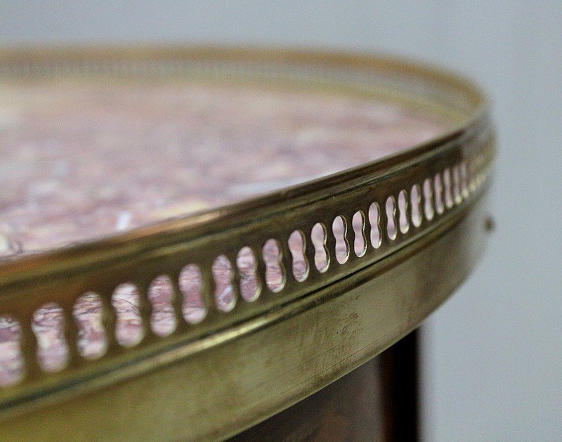 Bouillotte Mahogany Table, Louis XVI Style - Early Twentieth-photo-2