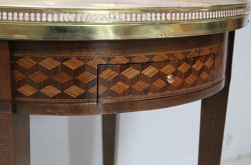 Bouillotte Mahogany Table, Louis XVI Style - Early Twentieth-photo-3