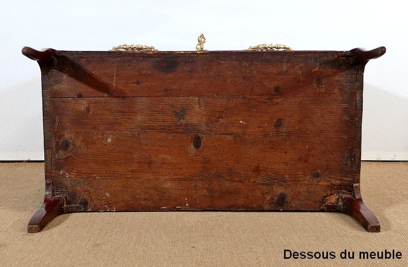 Chest Of Drawers In Violet Wood, Louis XV Period - Eighteenth-photo-8