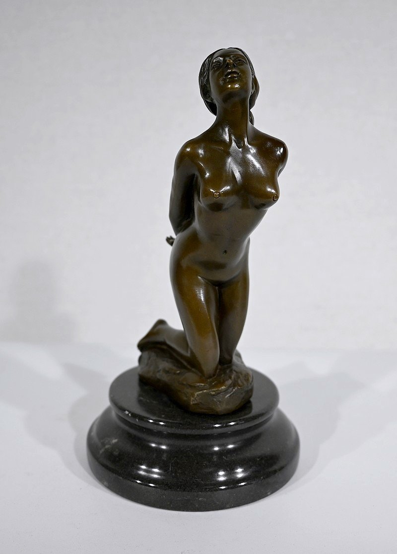 Bronze « Nu Féminin » D’a. Cesaro – XXe-photo-2