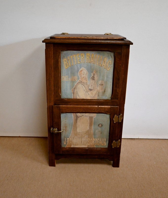 Small Cooler In Solid Oak - 1940