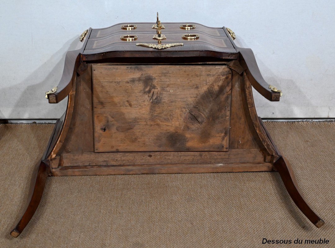 Small Commode d'Entre-deux, Transition Style Louis XV / Louis XVI - Early 20th Century-photo-8