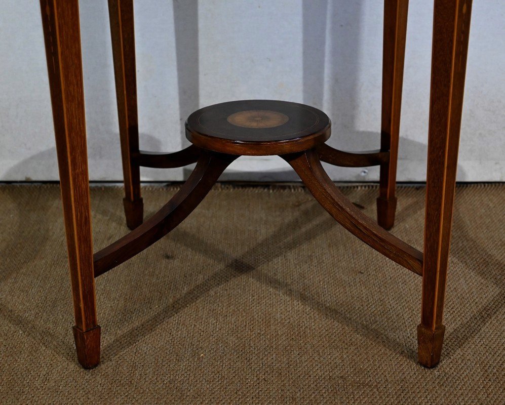 Mahogany Tea Table, Louis XVI Style - 1910-photo-7