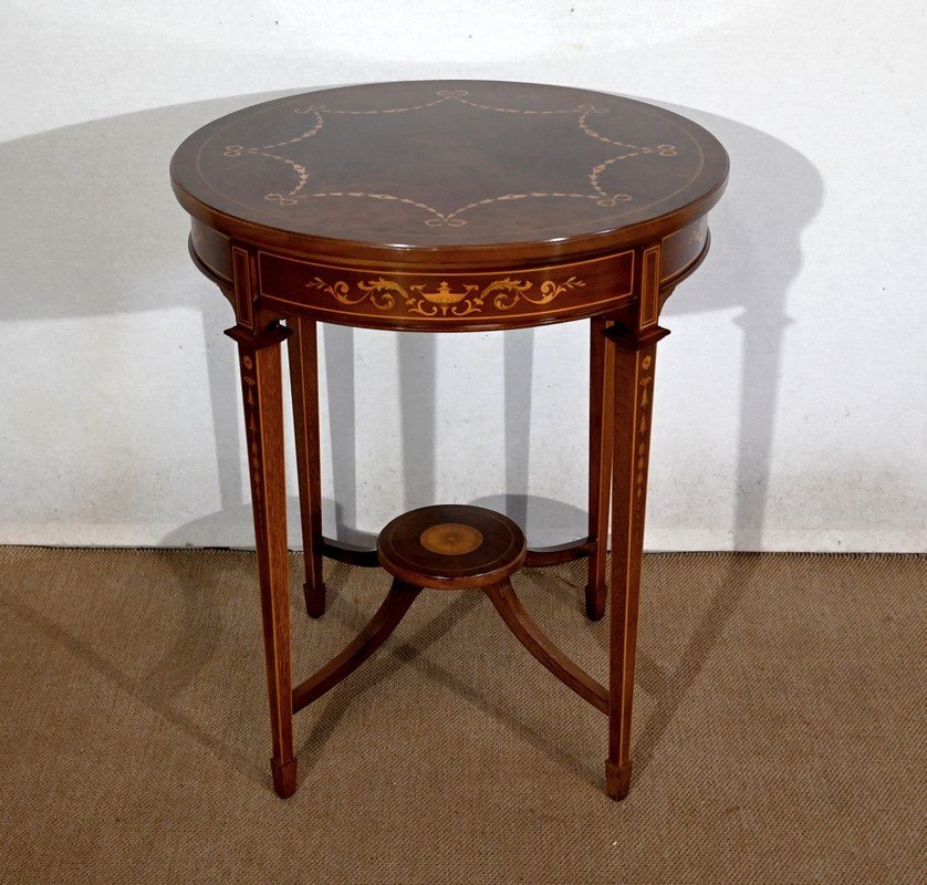 Mahogany Tea Table, Louis XVI Style - 1910