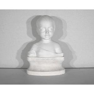 Limoges Biscuit Child Bust - Early Twentieth