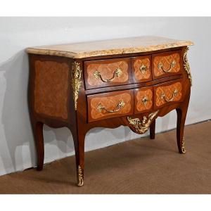 Chest Of Drawers, Transition Style Louis XIV / Louis XV - Late 19th Century