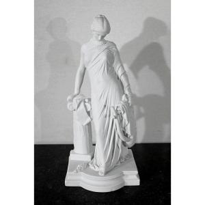 Biscuit « Sapho à La Colonne », D’après J. Pradier – 1920