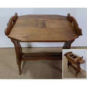 Small System Table, In Solid Oak - 1920