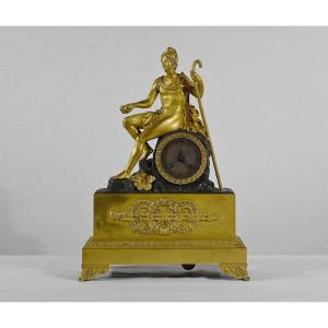 Gilt Bronze Clock, Charles X Period - Early 19th Century