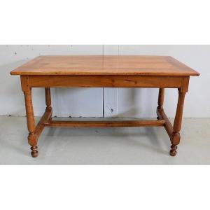 Rectangular Table In Solid Cherry - Late 18th Century