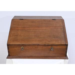 Rare Oak Changer's Chest - Mid-19th Century