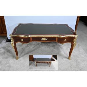 Important Ceremonial Desk In Mahogany, Louis XV Style – Early 20th Century