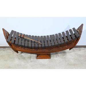 Xylophone In Teak And Rosewood – Late 19th Century