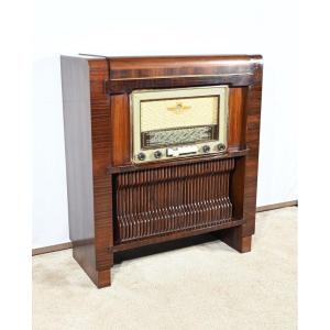 Tsf & Record Player, Amplix, Rosewood Furniture – 1950