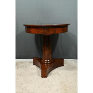 Mahogany Pedestal Table, Empire Period – Early 19th Century