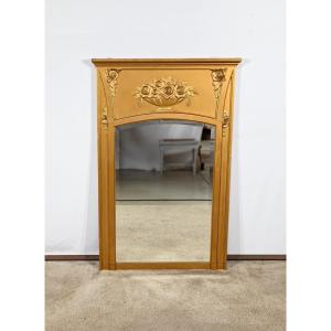 Miroir En Bois Et Staff Doré, Style Louis XVI – 1930