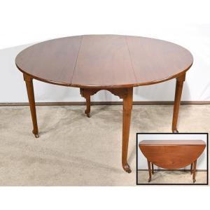 Oval Table For 6 Place Settings In Mahogany, England – Part 1 Of The 19th Century