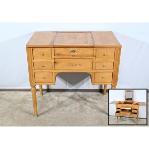 Small Dressing Table In Solid Cherry Wood, Louis XVI Period – Late 18th Century