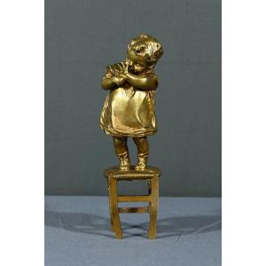 Gilded Bronze Sculpture, After J.clara – Part 1, 20th Century