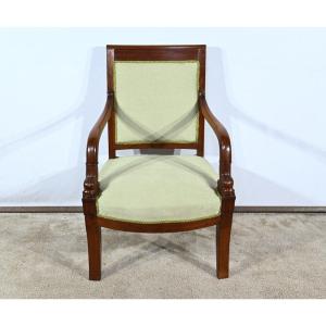 Cuban Mahogany Armchair, Empire Period – Early 19th Century