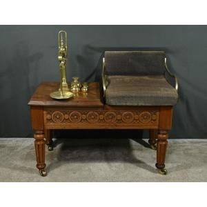 Walnut Jockey Scales, Stamped Youngs, Victorian Era – 1860