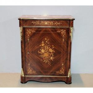 Nineteenth Marquetry Support Cabinet