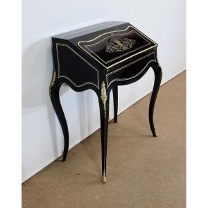 Small Lady's Desk, Louis XV Style, Napoleon III Period - Mid-19th Century