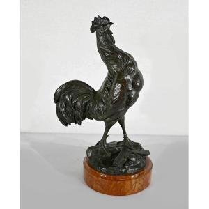 Bronze « Le Coq Gaulois », De G. Vacossin – Début XXe