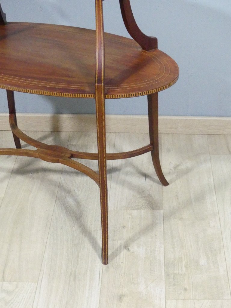 Living Room Table, Tea Or Side Table, Mahogany, England Late 19th Century-photo-3