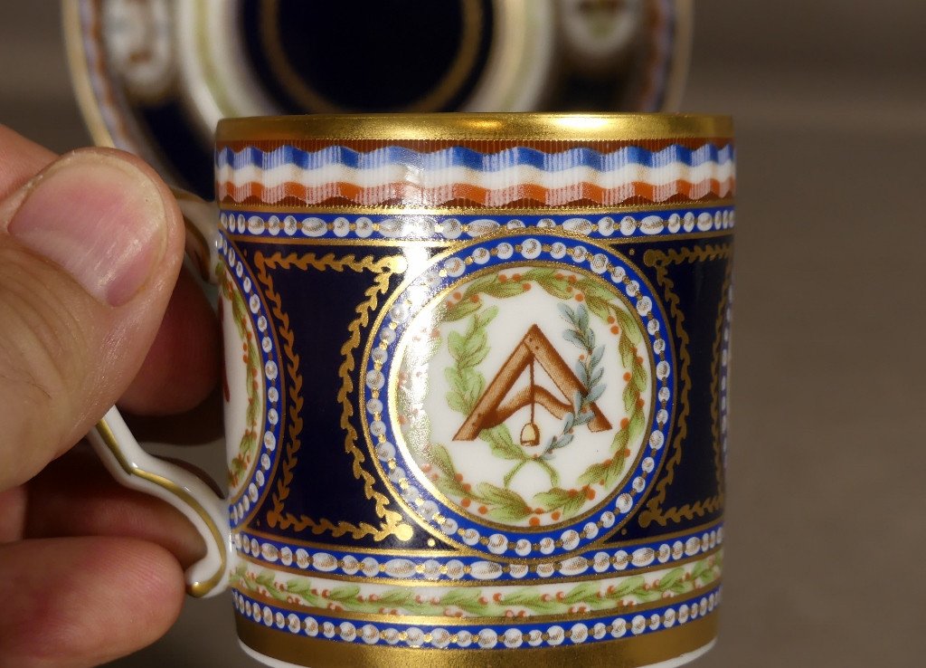 Cup Of Light, Raynaud Porcelain Limoges, Revolution, Freemasonry-photo-3